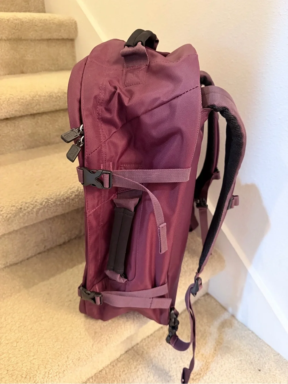 Burgundy Travel EBAGS Backpack for Men - Spacious Everyday Carry